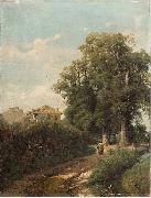 Eugenio Gignous The Environs of Milan oil painting